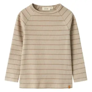 Kail langærmet slim top - PURE CASHMERE - 122/128