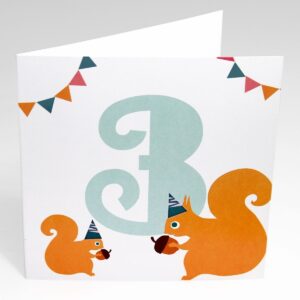 Kort Egern (Stor) - 3 år fødselsdag