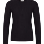 Mads Nørgaard Bluse - Rib - Talika Top - Black