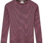 Mads Nørgaard Bluse - Rib - Talino - Rosin/Carmine Rose