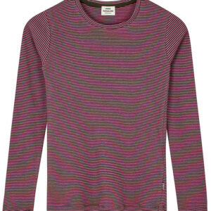 Mads Nørgaard Bluse - Rib - Talino - Rosin/Carmine Rose
