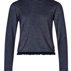 Mads Nørgaard Bluse - Trisa - Navy/Sølvglimmer