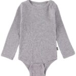 Mads Nørgaard Body l/æ - Rib - Gråmeleret