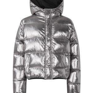 Mads Nørgaard Dynejakke - Jojina - Metallisk Asphalt