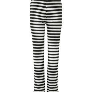 Mads Nørgaard Leggings - Lala - Black/Vanilla Ice