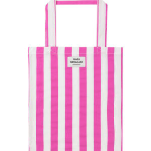 Mads Nørgaard Shopper - Atoma - Carmine Rose/White Alyssum