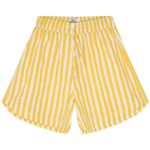 Mads Nørgaard Shorts - Sacky - White Alyssum/Lemon Zest