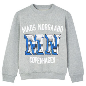 Mads Nørgaard Sweatshirt - Sonar - Light Grey Melange