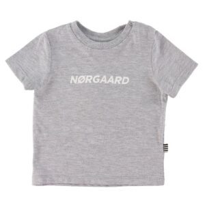 Mads Nørgaard T-shirt - Taurus - Gråmeleret m. Hvid