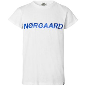 Mads Nørgaard T-shirt - Tuvina - Hvid m. Blå