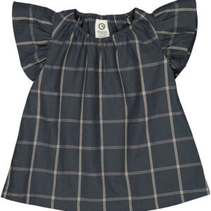 Müsli Kjole - Check - Night blue/Cashmere