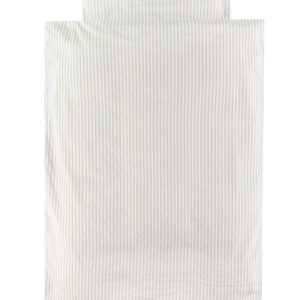 Müsli Sengetøj - Junior - Stripe Bed - Balsam cream/Cashmere