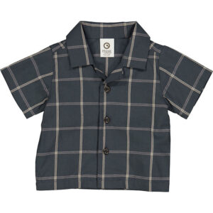 Müsli Skjorte - Check - Night Blue/Cashmere