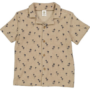 Müsli Skjorte - Palm - Cashmere/Night Blue