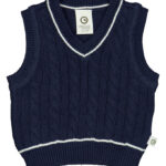 Müsli Vest - Strik - Night Blue