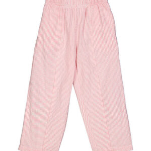 Müsli bukser - Seersucker Stripe - Balsam Cream/Bubblegum