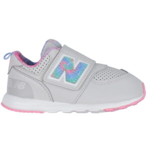 New Balance Sko - 574 - Grey Matter/Signal Pink