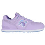 New Balance Sko - 574 - Lilac Glo/Electric Sky