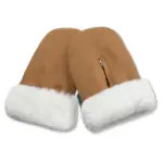 Østerbro handsken Mini - brown faux suede