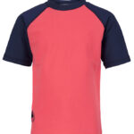 Petit Crabe Badebluse - Raglan - UV50+ - Nectarine/Blue