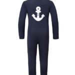 Petit Crabe Badeheldragt - Lou - UV50+ - Navy m. Anker