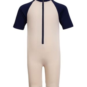 Petit Crabe Badeheldragt - Multi Color - UV50+ - Latte/Blue