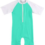 Petit Crabe Badeheldragt - Multicolor - UV50+ - Parrot/White