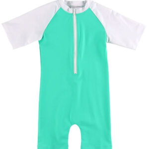 Petit Crabe Badeheldragt - Multicolor - UV50+ - Parrot/White