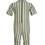 Petit Crabe Badeheldragt - Natsu - UV50+ - Army Stripes