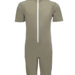 Petit Crabe Badeheldragt - Noe - UV50+ - Olive m. Kirsebær