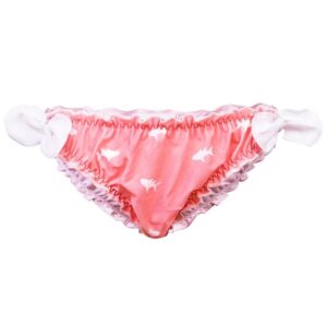 Petit Crabe Bikini Trusser m. Sløjfe - Gia - UV50+ - Koral m. Ha