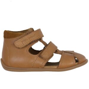Pom Pom Sandaler - Starters Two Velcro - Camel