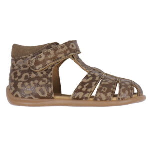 Pom Pom Sandaler - Starters Velcro - Latte Leo