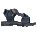 Pom Pom Sandaler - Trecking Velcro - Navy