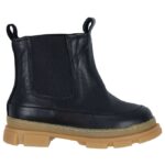 Pom Pom Støvler - Chunky Chelsea Boot - Sort
