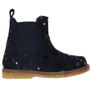 Pom Pom Støvler - Navy m. Prikker