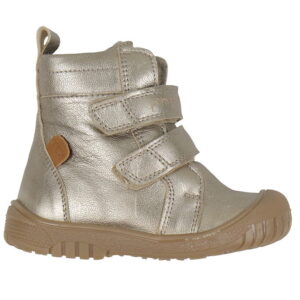 Pom Pom Vinterstøvler - Sporty Velcro Boot Tex - Metallic Asphal