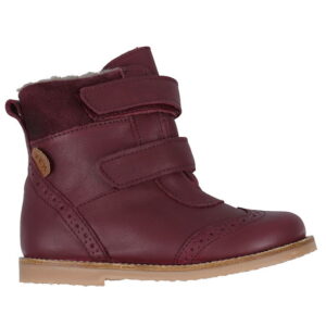 Pom Pom Vinterstøvler - Tex - Dark Grape m. Hulmønster