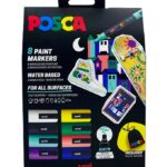 Posca Tuscher - PC-5M - 8 stk. - Multifarvet