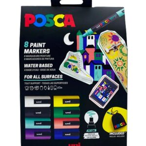 Posca Tuscher - PC-5M - 8 stk. - Multifarvet