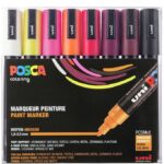 Posca Tuscher - PC-5M - 8 stk. - Varme Farver