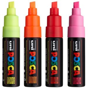 Posca Tuscher - PC-8K - 4 stk. - Neon
