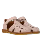 Sandal med blomster og velcro - Rosebud - 30