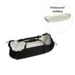 SleepCarrier X inkl. waterproof bedding - Matte black