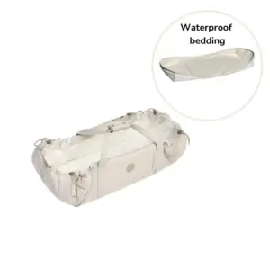 SleepCarrier X inkl. waterproof bedding - Oat beige