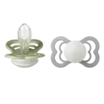 Supreme 2 pk Silicone str. 2 Night - sage/cloud