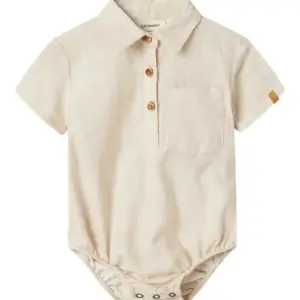 Tarou kortærmet løs body skjorte - BLEACHED - 56