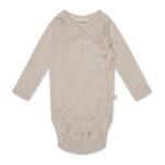 That&apos;s Mine - Becca slå-om bodystocking - Light brown melange - 62cm - 3M