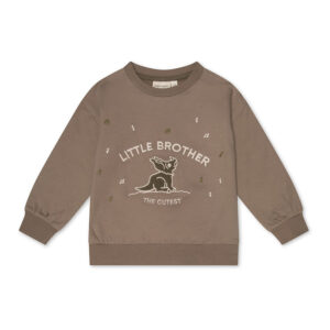 That&apos;s Mine - Finley lillebror sweatshirt - Fossil - 80cm - 12M