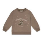 That&apos;s Mine - Finley lillebror sweatshirt - Fossil - 86cm - 18M
